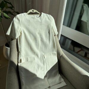 COS Midi White Dress